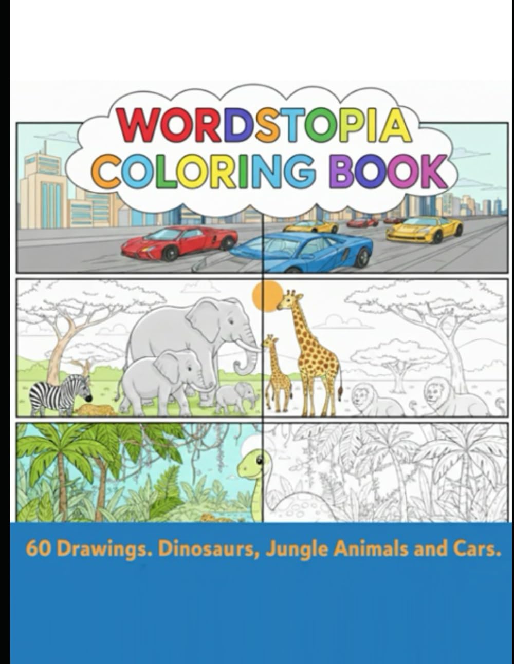 Wordstopia Coloring Book for Kids